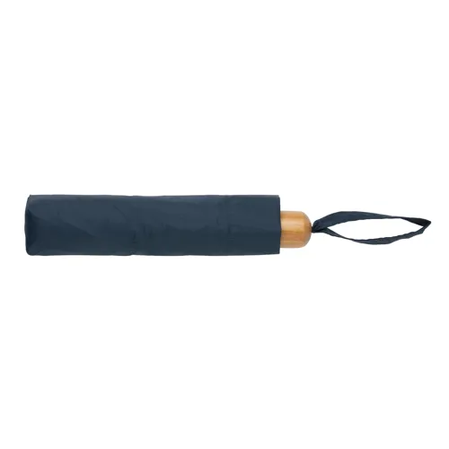 20,5"-es Impact AWARE™ RPET mini bambusz esernyő 190T Kék 