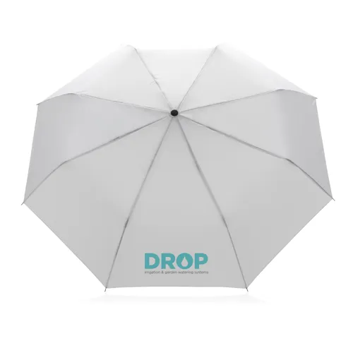 20,5"-es Impact AWARE™ RPET mini esernyő 190T Fehér 