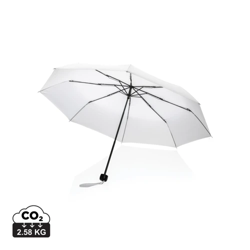 20,5"-es Impact AWARE™ RPET mini esernyő 190T Fehér 