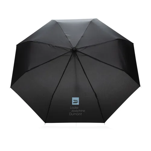 20,5"-es Impact AWARE™ RPET mini esernyő 190T Fekete 