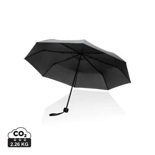 20,5"-es Impact AWARE™ RPET mini esernyő 190T Fekete 