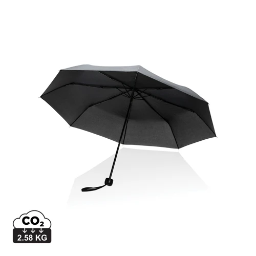 20,5"-es Impact AWARE™ RPET mini esernyő 190T Fekete 