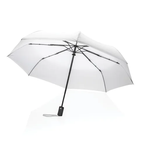 21"-es Impact AWARE™ RPET automata esernyő 190T Fehér 