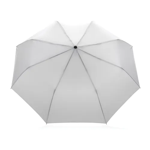 21"-es Impact AWARE™ RPET mini félautomata esernyő 190T Fehér 