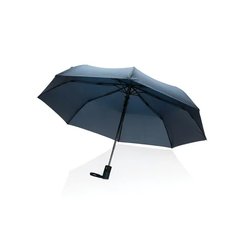 21"-es Impact AWARE™ RPET mini félautomata esernyő 190T Kék 