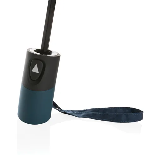 21"-es Impact AWARE™ RPET mini félautomata esernyő 190T Kék 