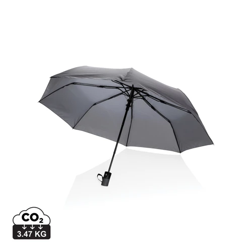 21"-es Impact AWARE™ RPET mini félautomata esernyő 190T Kék 
