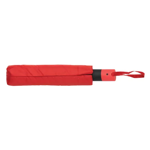 21"-es Impact AWARE™ RPET mini félautomata esernyő 190T Piros 