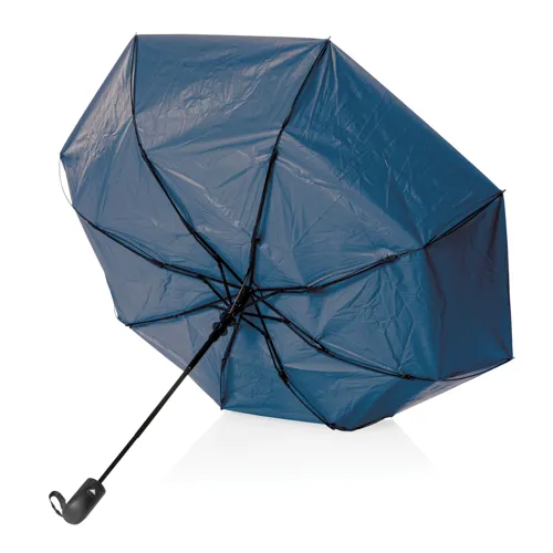 21"-es Impact AWARE™ RPET mini két színes esernyő 190T Kék 