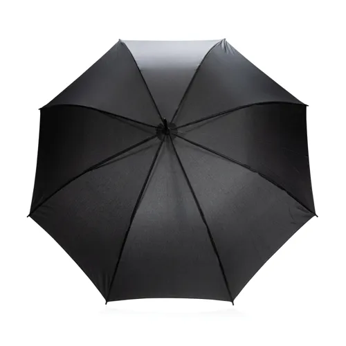 23"-es Impact AWARE™ RPET standard félautomata esernyő 190T Fekete 