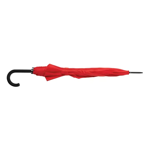 23"-es Impact AWARE™ RPET standard félautomata esernyő 190T Piros 