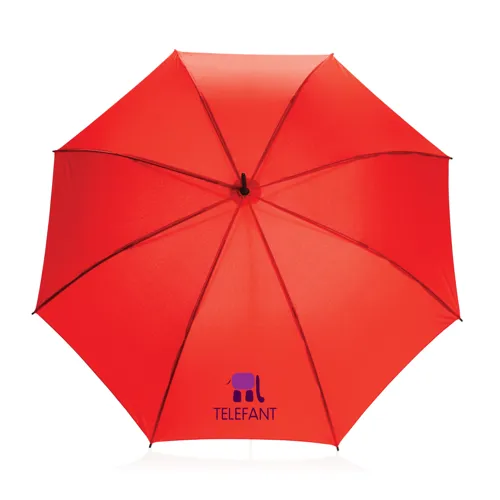 23"-es Impact AWARE™ RPET standard félautomata esernyő 190T Piros 