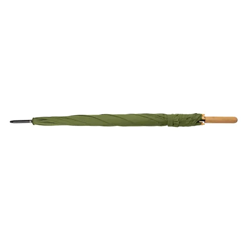 27"-es Impact AWARE™ RPET félautomata bambusz esernyő 190T Zöld 