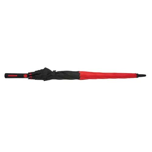 27"-es Impact AWARE™ RPET félautomata viharálló esernyő 190T Piros 