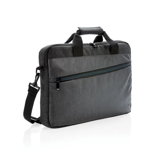 900D PVC-mentes laptoptáska Fekete 