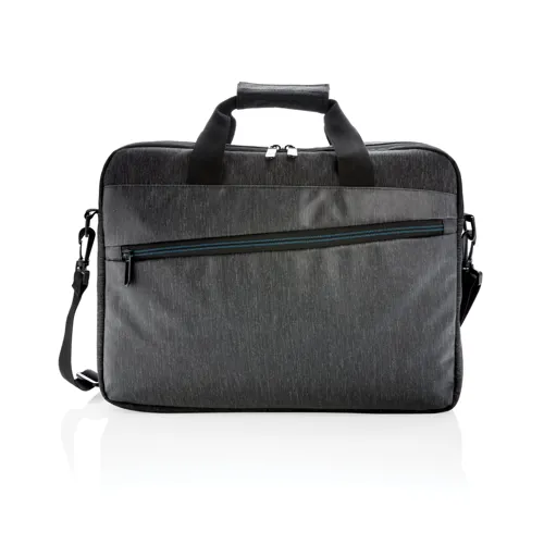 900D PVC-mentes laptoptáska Fekete 