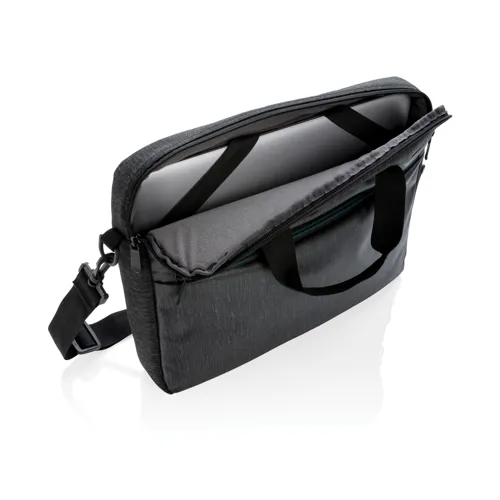 900D PVC-mentes laptoptáska Fekete 