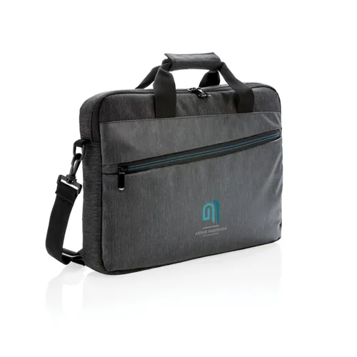 900D PVC-mentes laptoptáska Fekete 