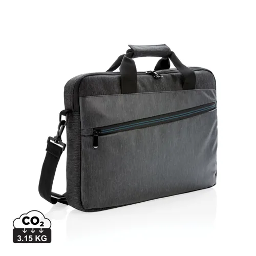 900D PVC-mentes laptoptáska Fekete 