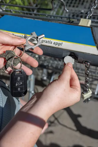 RCS újrahaszn. cinkötvözet 3 az 1-ben kulcstartó