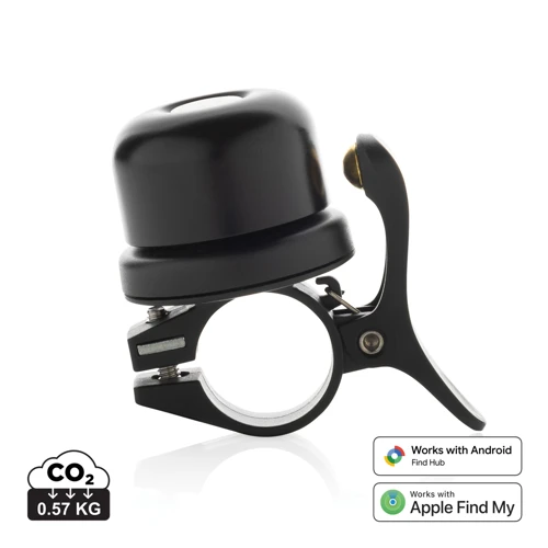 Bike finder Dual kerékpárcsengő Fekete 