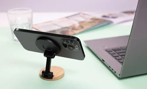 Magmount RCS újrahaszn. műanyag és bambusz telefonállvány