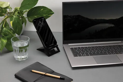 SnapStand RCS újrahasz. műanyag összecsukható telefonállvány