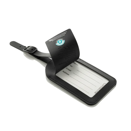 Globefind Dual RCS poggyászcímke Fekete 