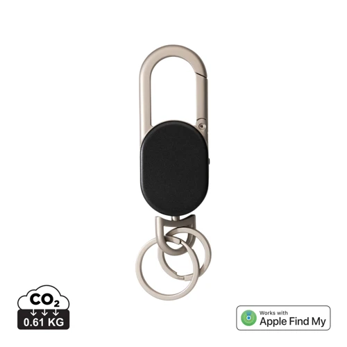 Kulcskereső kulcstartó lokátorral, USB C-vel Fekete 