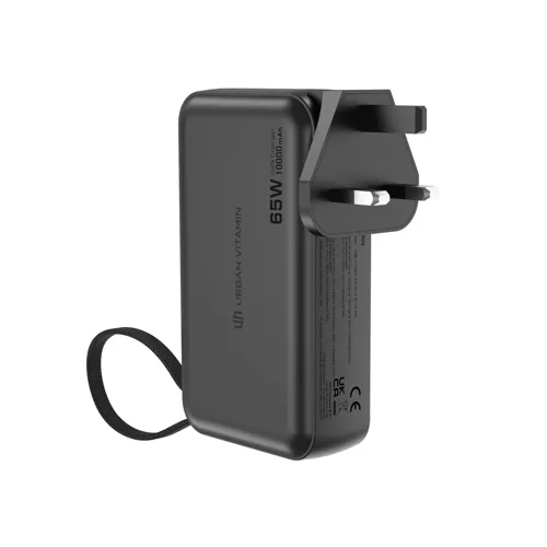 Urban Vitamin Eureka RCS újrah.65W hibrid töltő és powerbank
