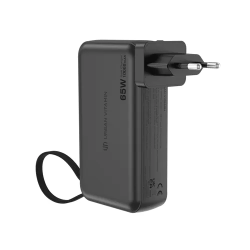 Urban Vitamin Eureka RCS újrah.65W hibrid töltő és powerbank