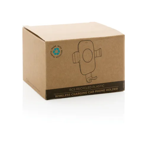 RCS újrahaszn. műanyag 10W vezeték nélküli autós töltő