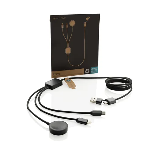 Terra RCS RPET 6 az 1-ben töltőkábel óratöltővel