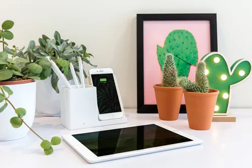 Ontario RCS újrahasz. műanyag 10W-os vezeték nélküli töltő