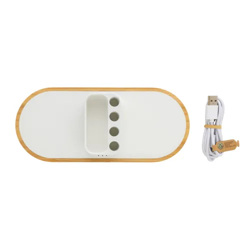 Ontario RCS újrah. műanyag 10W-os dupla vez. nélküli töltő