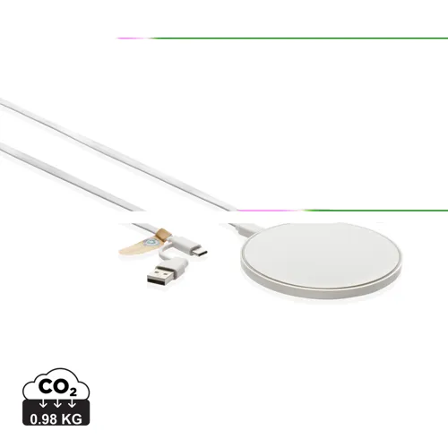 RCS újrahasznosított műanyag 10W-os vezeték nélküli töltő