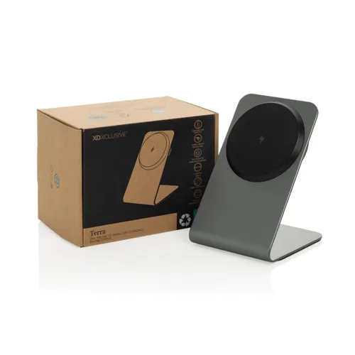 Terra alumínium mágneses vezeték nélküli töltőállvány