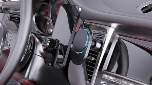 PowerCruze RCS műanyag 15W mágneses autós töltő