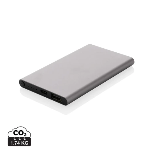 RCS újrahasznosított műanyag/alumínium 4000 mAh powerbank