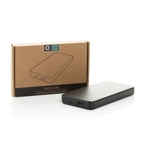 Boostcore RCS újrah. műanyag powerbank 10 000mAh USB-C