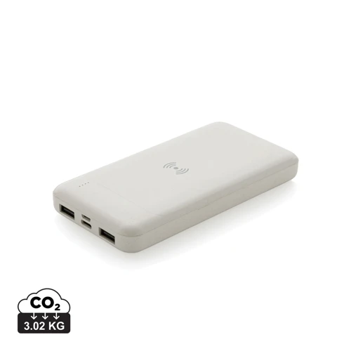 RSC standard újrahasznosított műanyag powerbank Fehér 