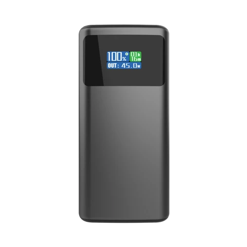 Quantum RCS ultragyors PD 45 W-os 10 000 mAh-s powerbank Szürke 