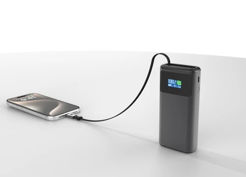 Quantum RCS ultragyors PD 45 W-os 10 000 mAh-s powerbank Szürke 