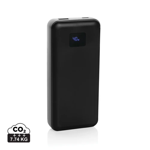 Gridley RCS újrah. műanyag 20 000 mAh 65W laptop powerbank Fekete 