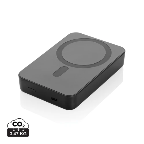 Amporia RCS újrah. műany. kész. 10 000 mAh-s mágn.powerbank Fekete 