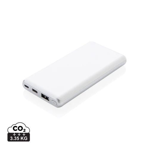 Ultragyors 10 000 mAh powerbank PD-vel Fehér 