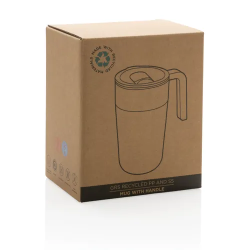 GRS újrahasznosított PP és SS bögre fogantyúval