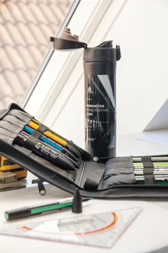 RCS újrahasznosított acél könnyen zárható vákuum palack