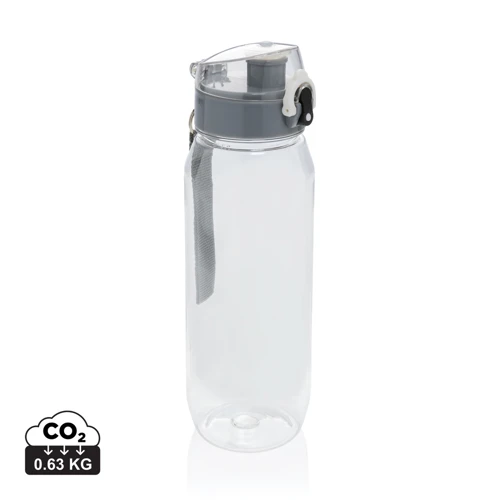 Yide RCS újrah.PET szivárgásmentes zárható vizespalack 800ml Fehér 