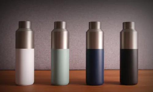 Fluid RCS újrahaszn. acél vizespalack, 600 ml